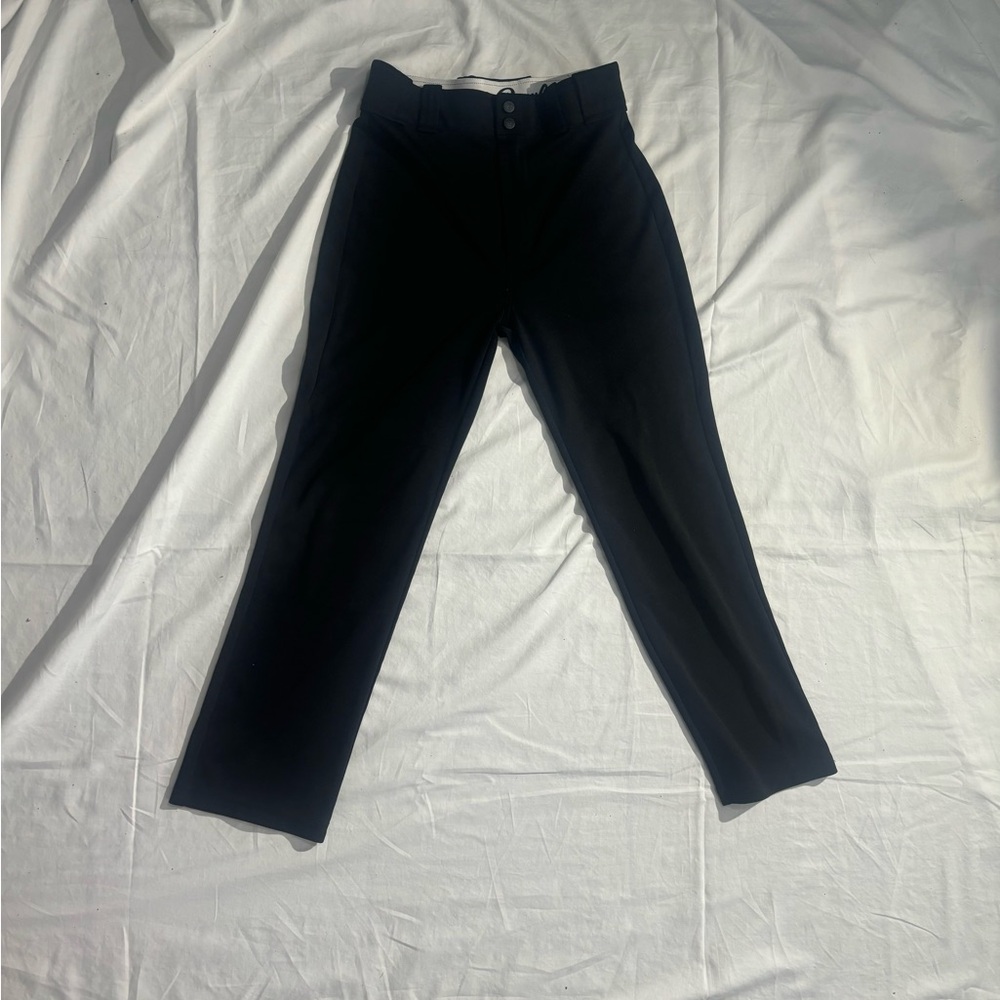 Rawlings Youth Unisex Black Baseball Pants Size L Large